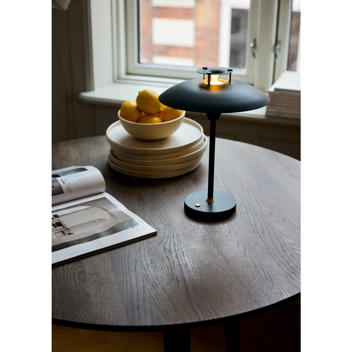 Lampe à poser nomade Stepp 1-2-3 – Vert foncé
