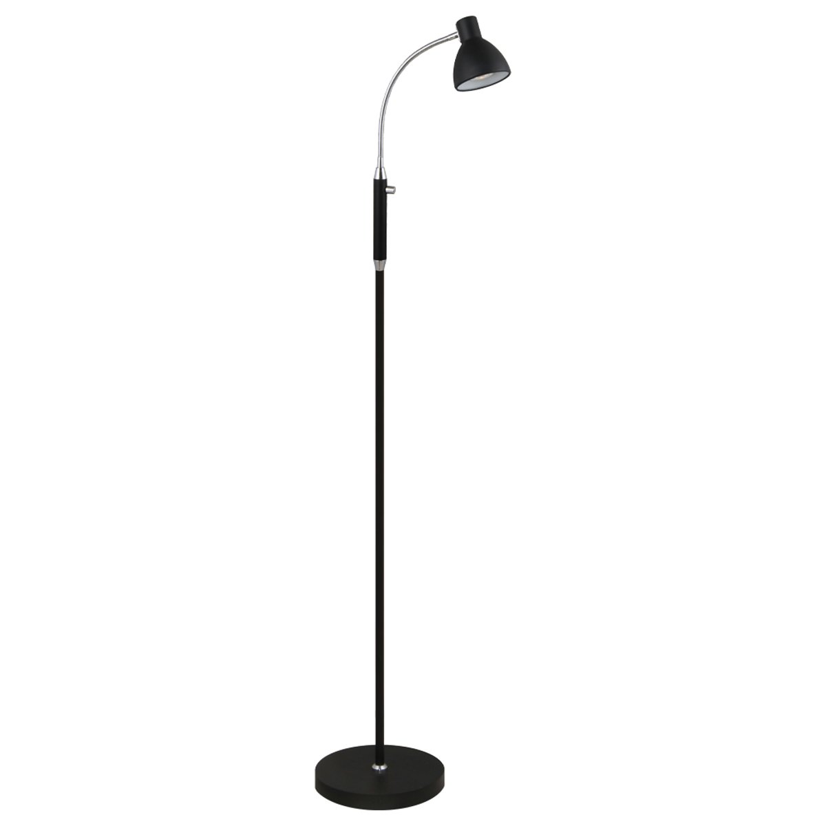 Lampadaire LED Hudson 1 lumière – Noir
