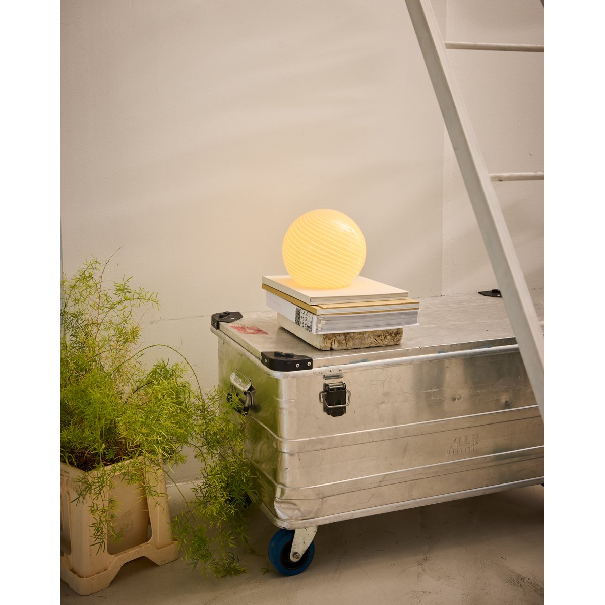 Lampe à poser Candy Ø20 – Crème
