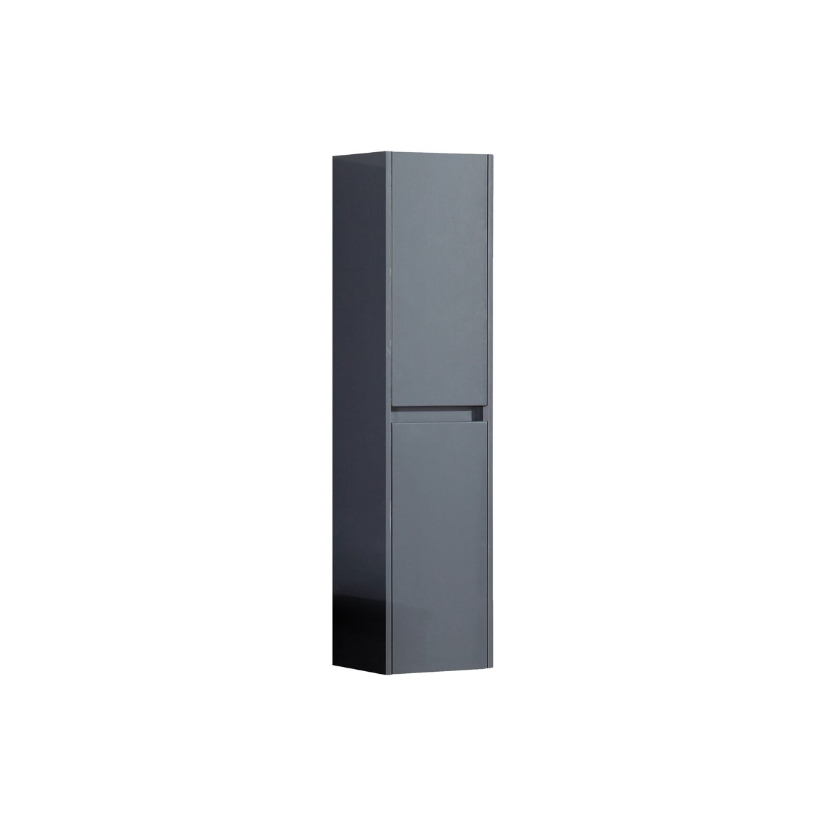 Ensemble salle de bain 60 cm gris laqué Aquadoli