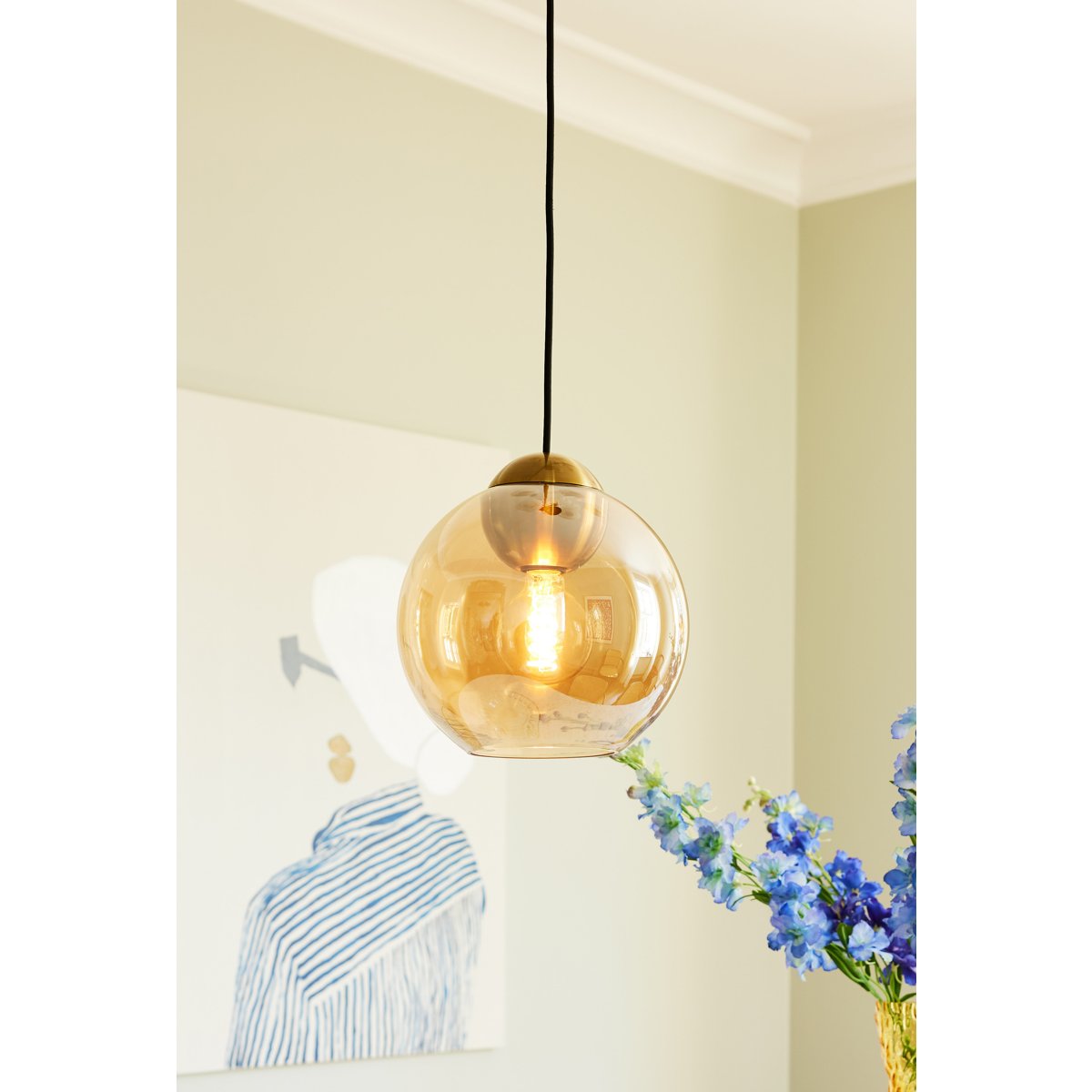 Suspension Bubbles Ø24 – Ambre