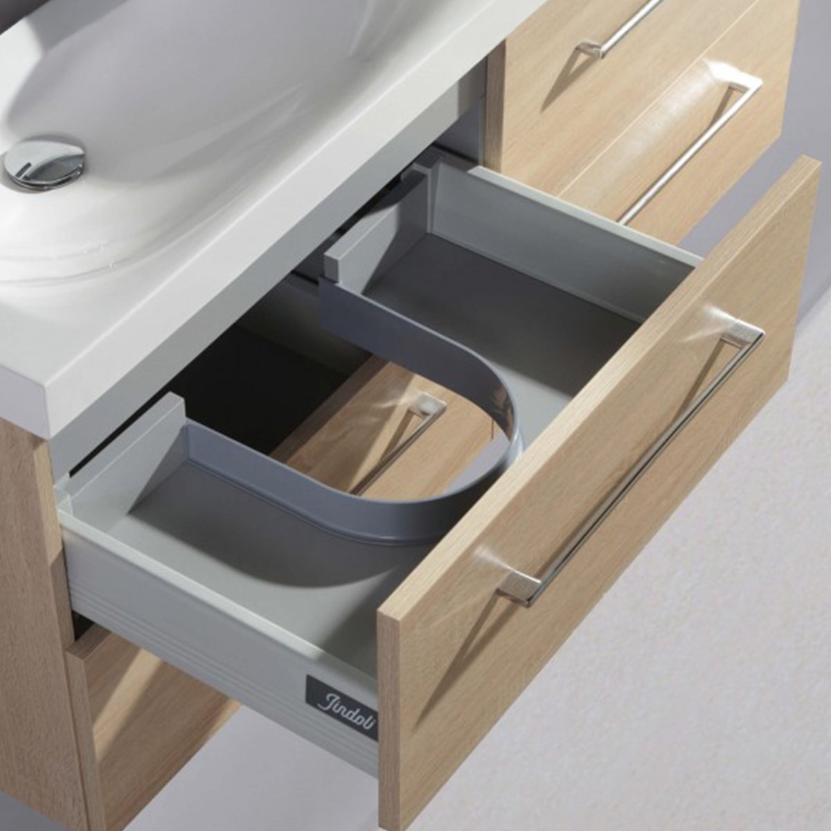 Siphon de lavabo réglable pour salle de bain
