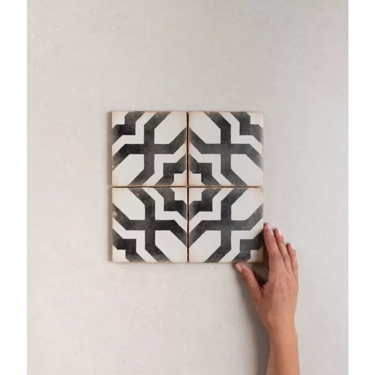 Carrelage Imitation Carreaux De Ciment 12,5x12,5 CASABLANCA Farissi