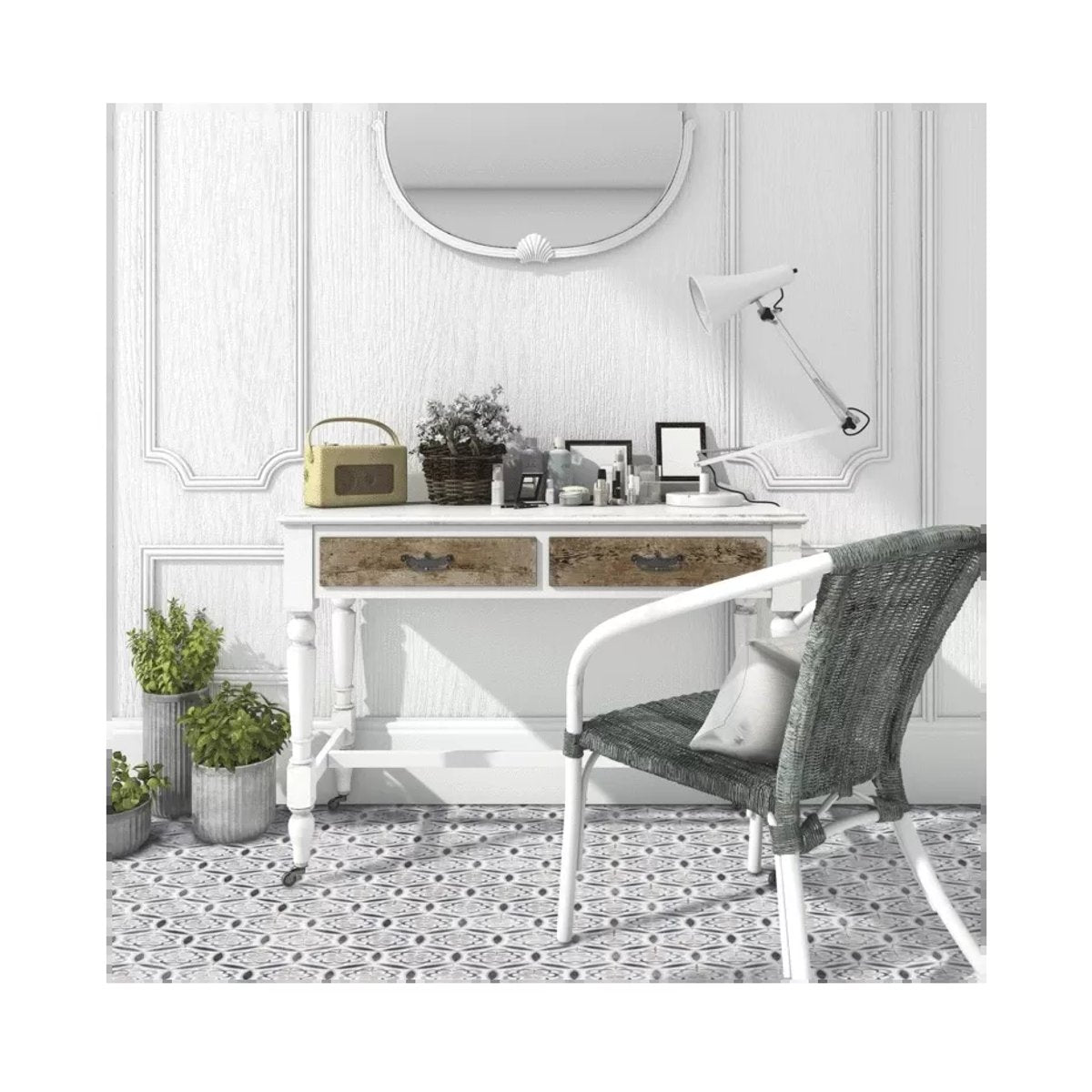 Carrelage Imitation Carreaux de ciment CAPRI 14x16 Sassani
