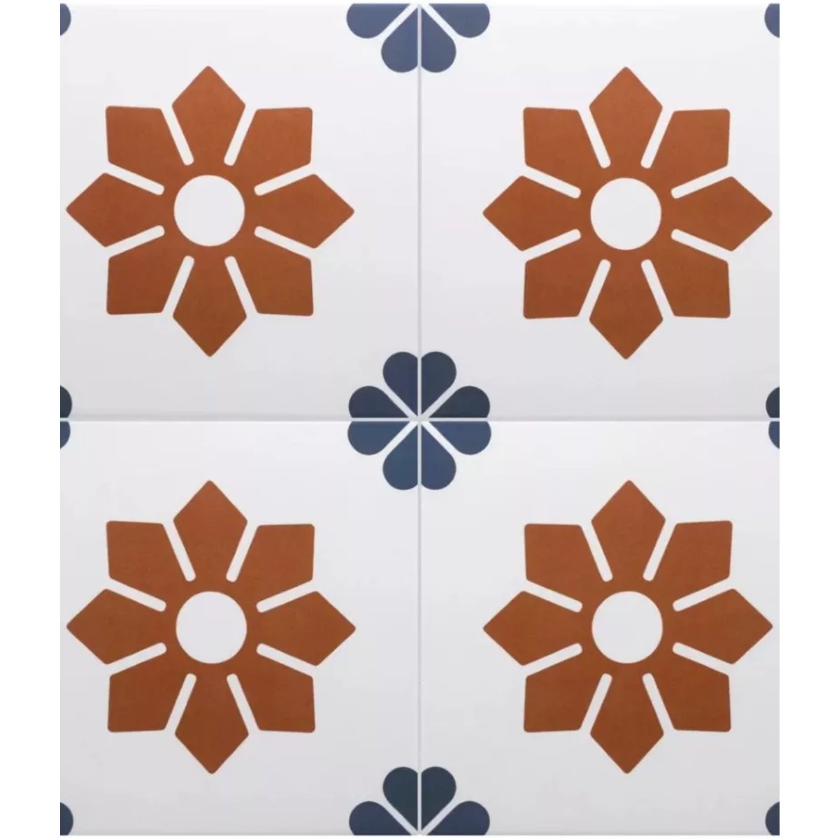 Carrelage Imitation Carreaux De Ciment 20x20 RIVOLI Fiore