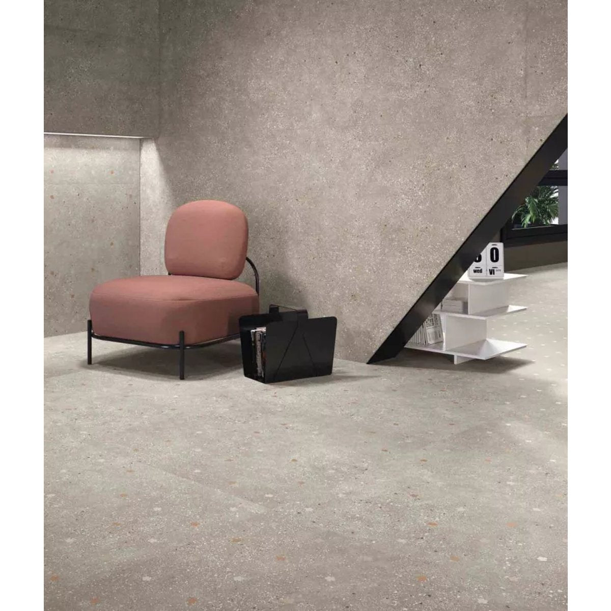 Carrelage Effet Terrazzo AMA 60x60 Rectifié Tortora