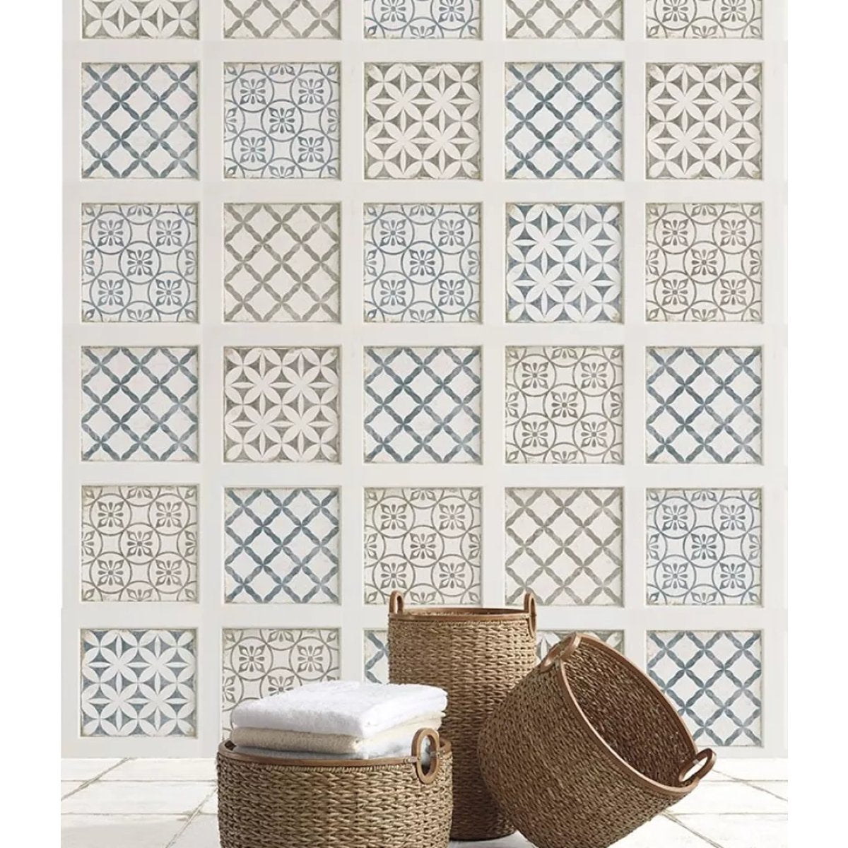 Carrelage Carreaux de Ciment GRAFTON 20x20 Abbey Blue