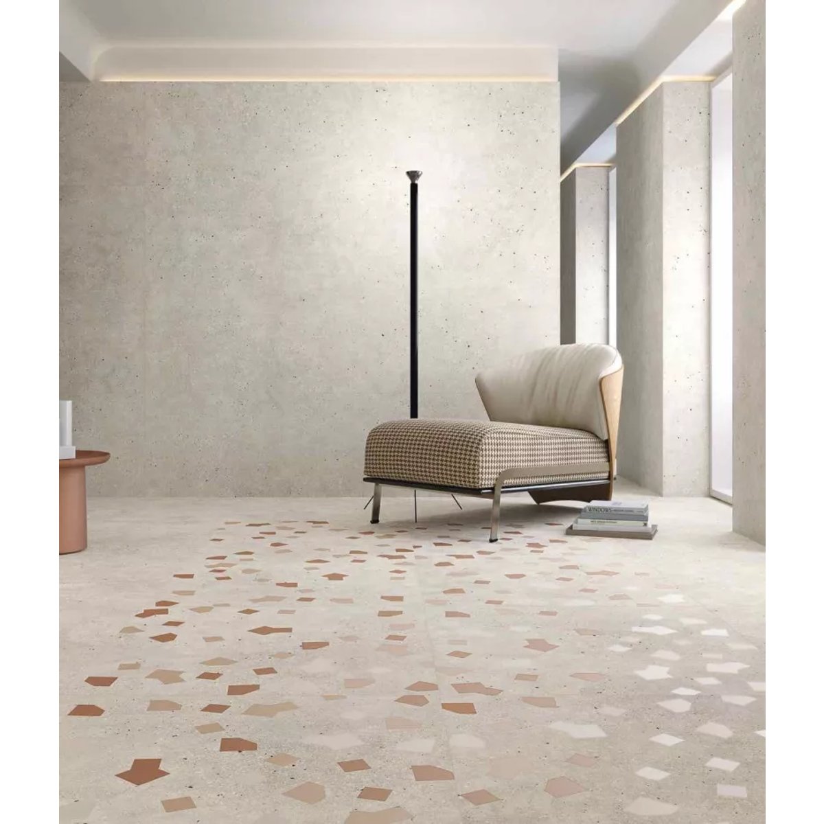 Carrelage Effet Terrazzo AMA 60x60 Rectifié Avorio