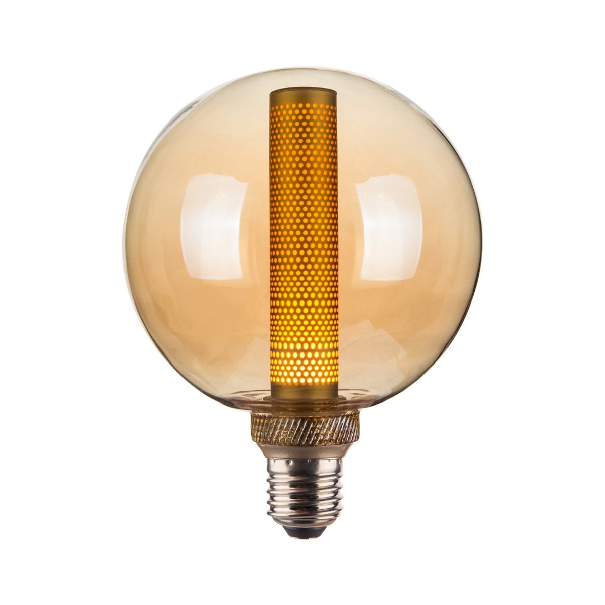 Ampoule Colors Core Ø125 mm, variateur 3 niveaux à mémoire – Ambre