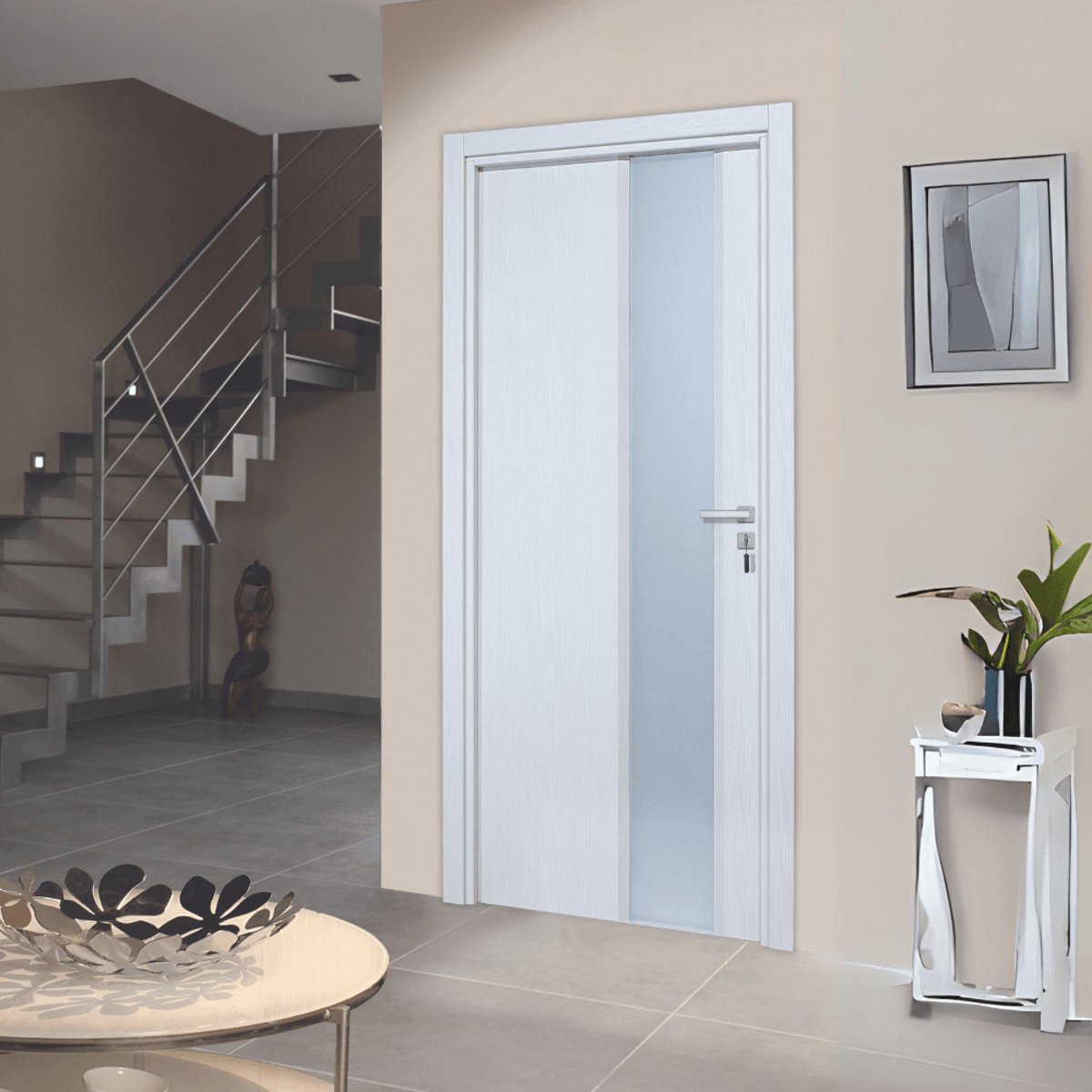 Bloc-porte Enzo - Chêne blanc