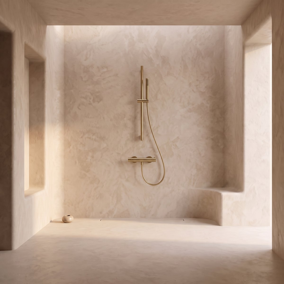 Mitigeur de douche thermostatique avec douchette