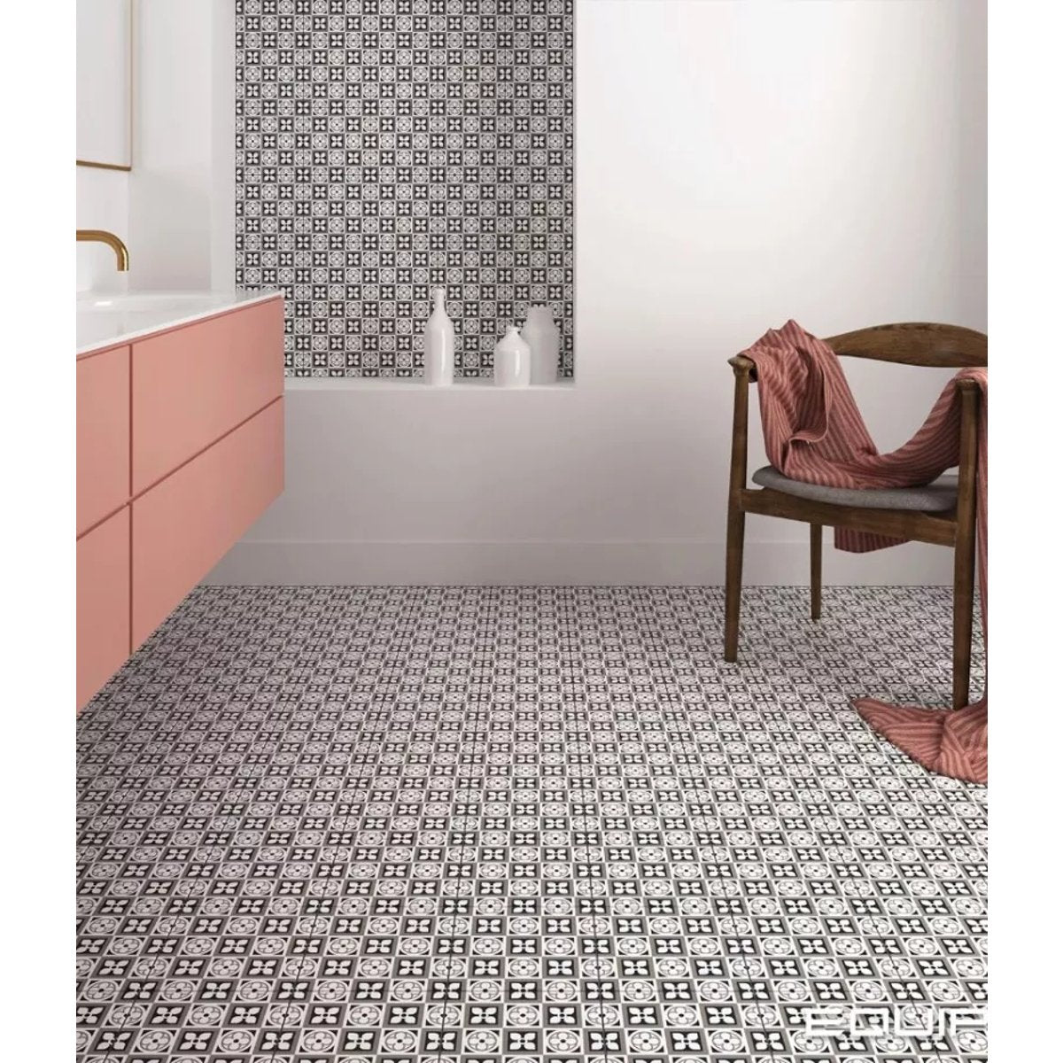 Carrelage Imitation Carreaux De Ciment 20x20 RIVOLI Biarritz