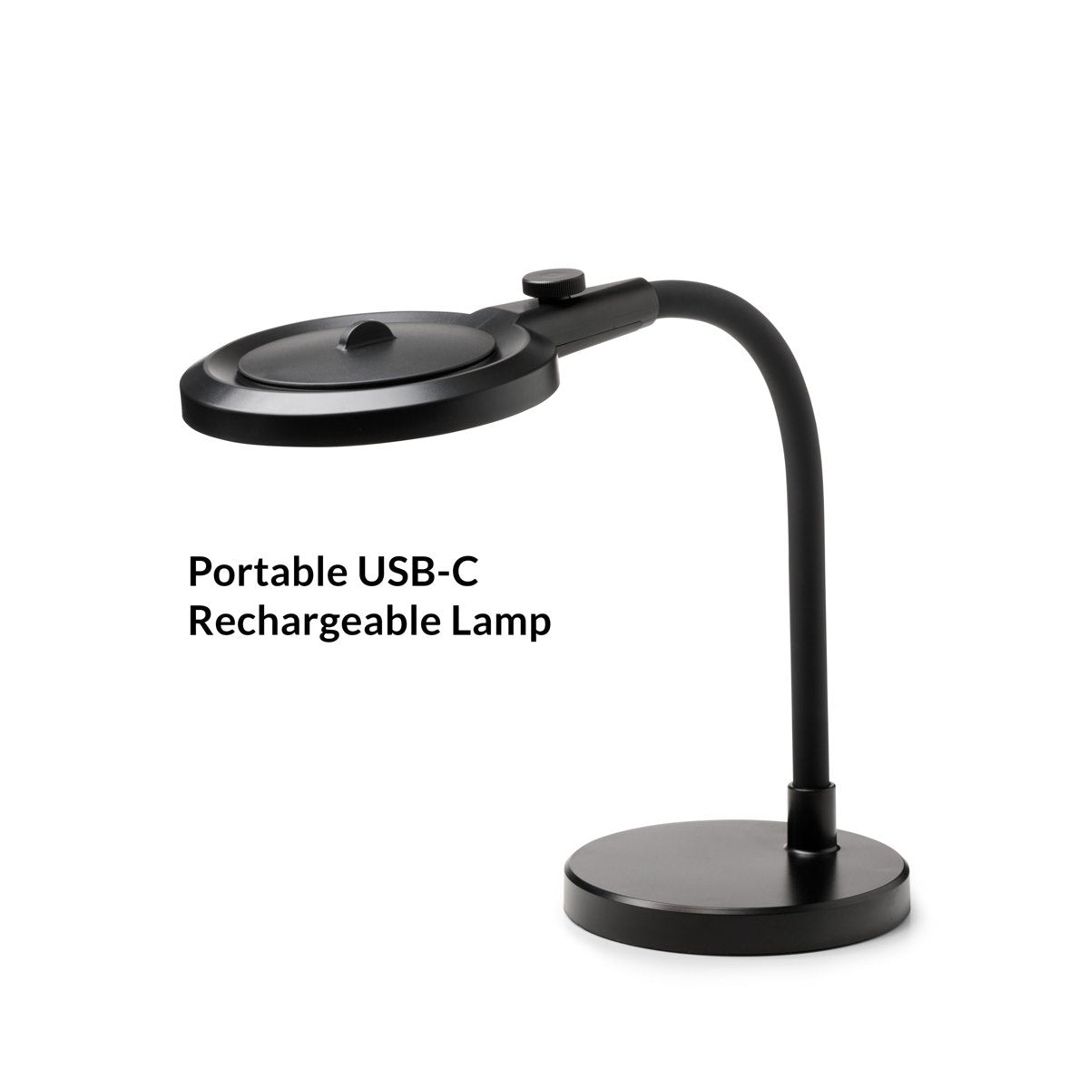 Lampe à poser nomade Magni Charge Superflex – Noir