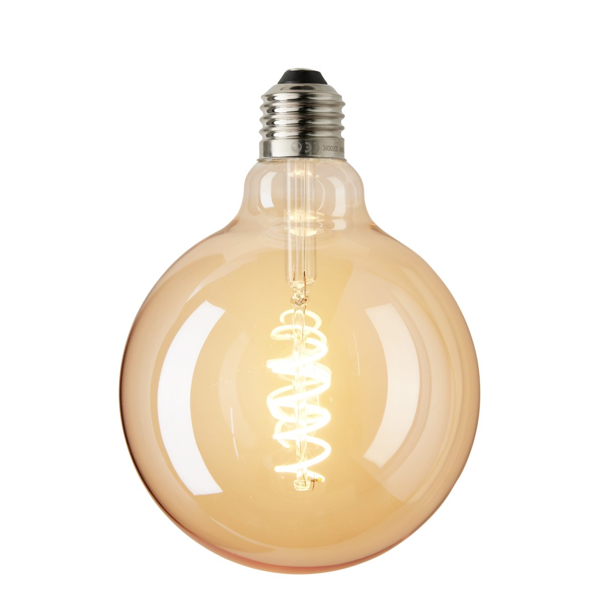 Ampoule décorative Colors Deko G125 Spiral – Ambre
