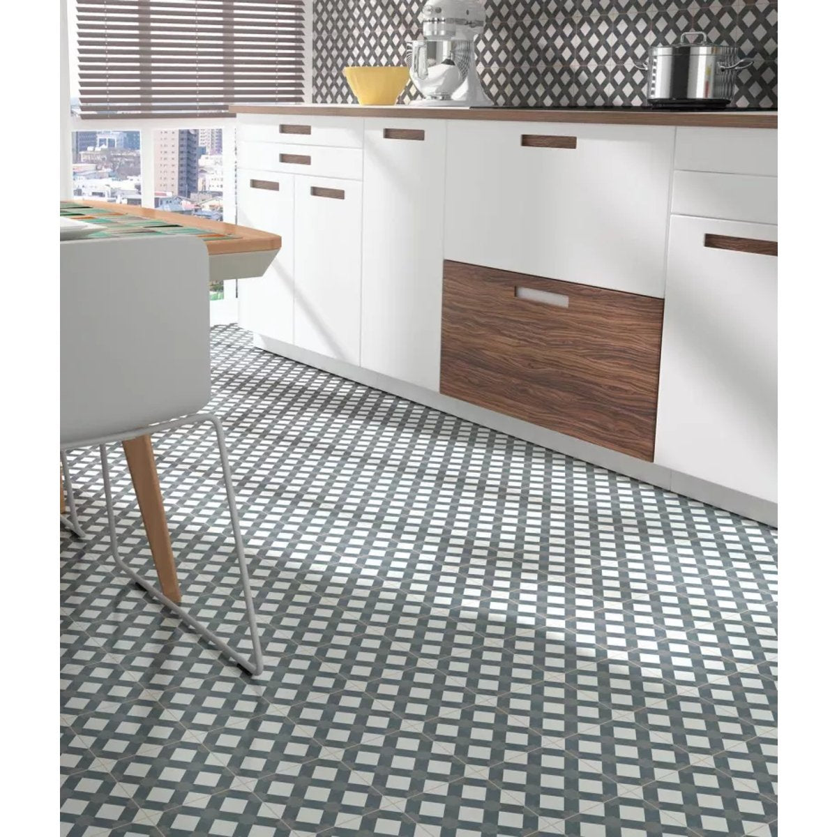 Carrelage Imitation Carreaux De Ciment 15x15 FIORELLA Arabella