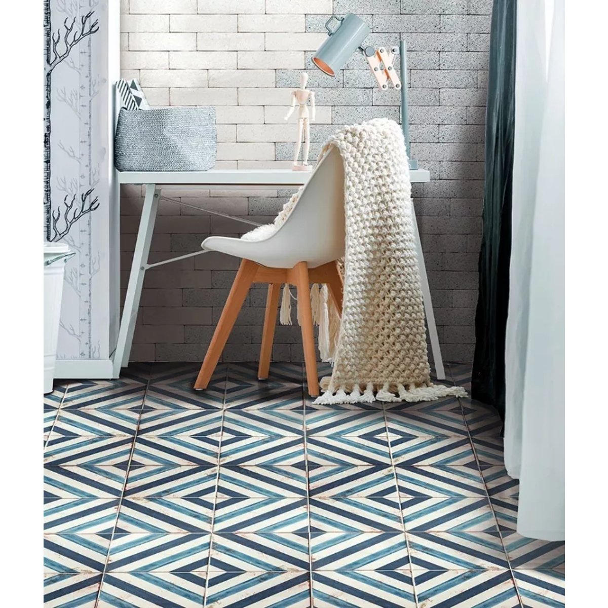 Carrelage Imitation Carreaux De Ciment LOFT FLOOR 20x20 Elyria