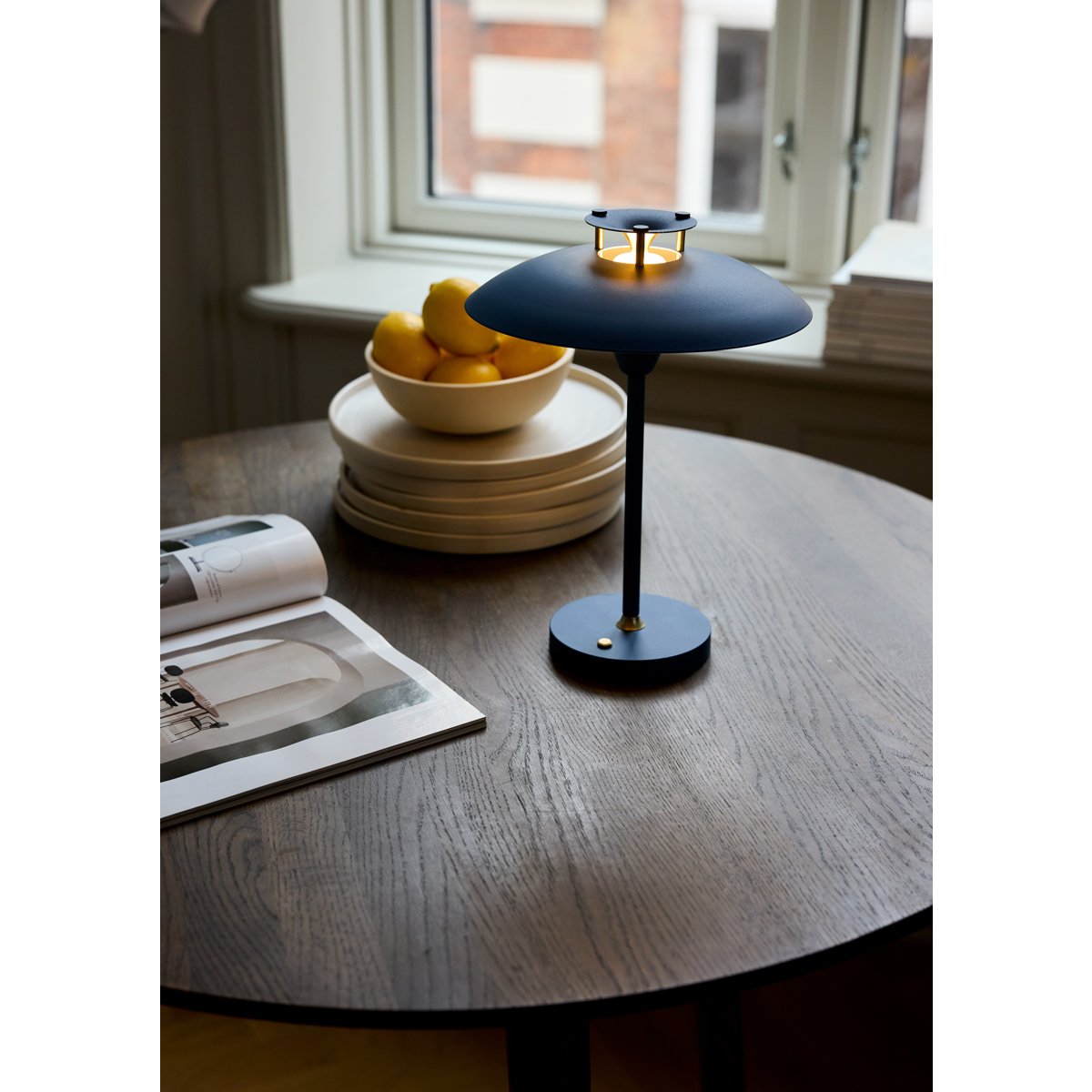 Lampe à poser nomade Stepp 1-2-3 – Bleu foncé