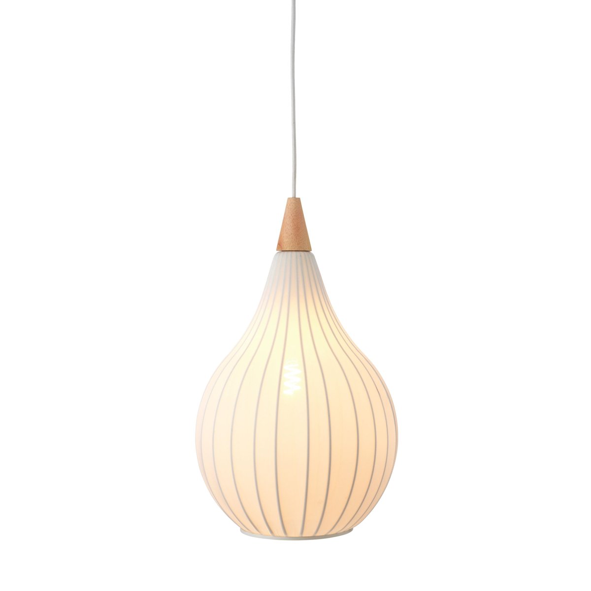 Suspension Drops Textile Ø30 – Blanc
