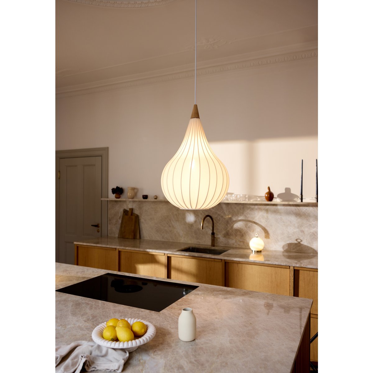 Suspension Drops Textile Ø38 – Blanc
