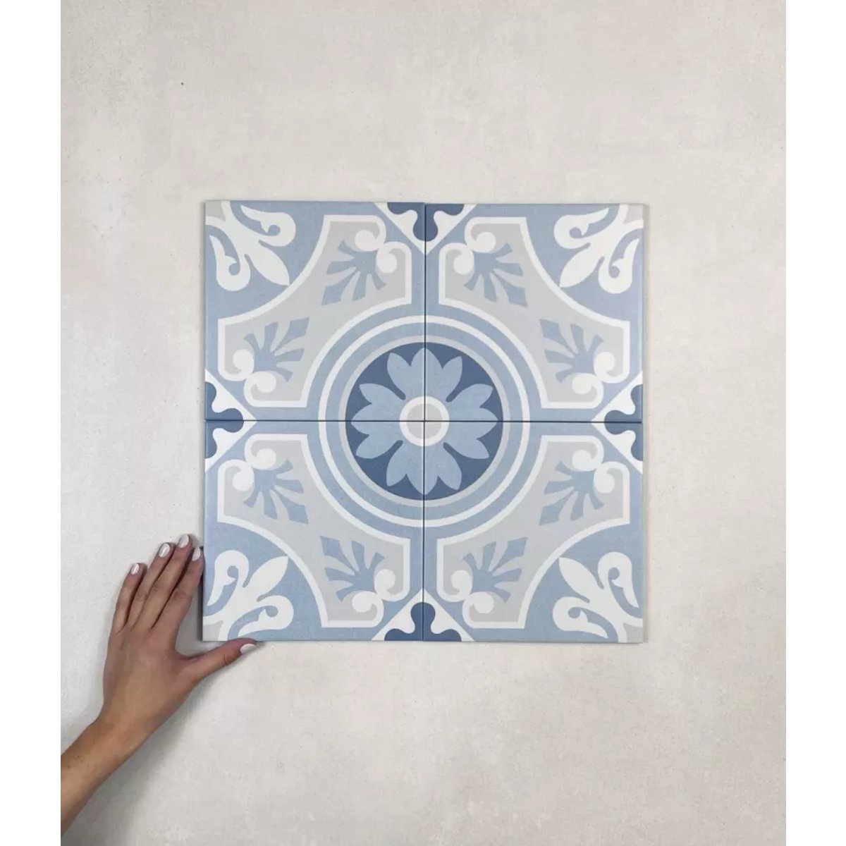 Carrelage Carreaux de Ciment LA MADELEINE 20x20 Lilou Ocean