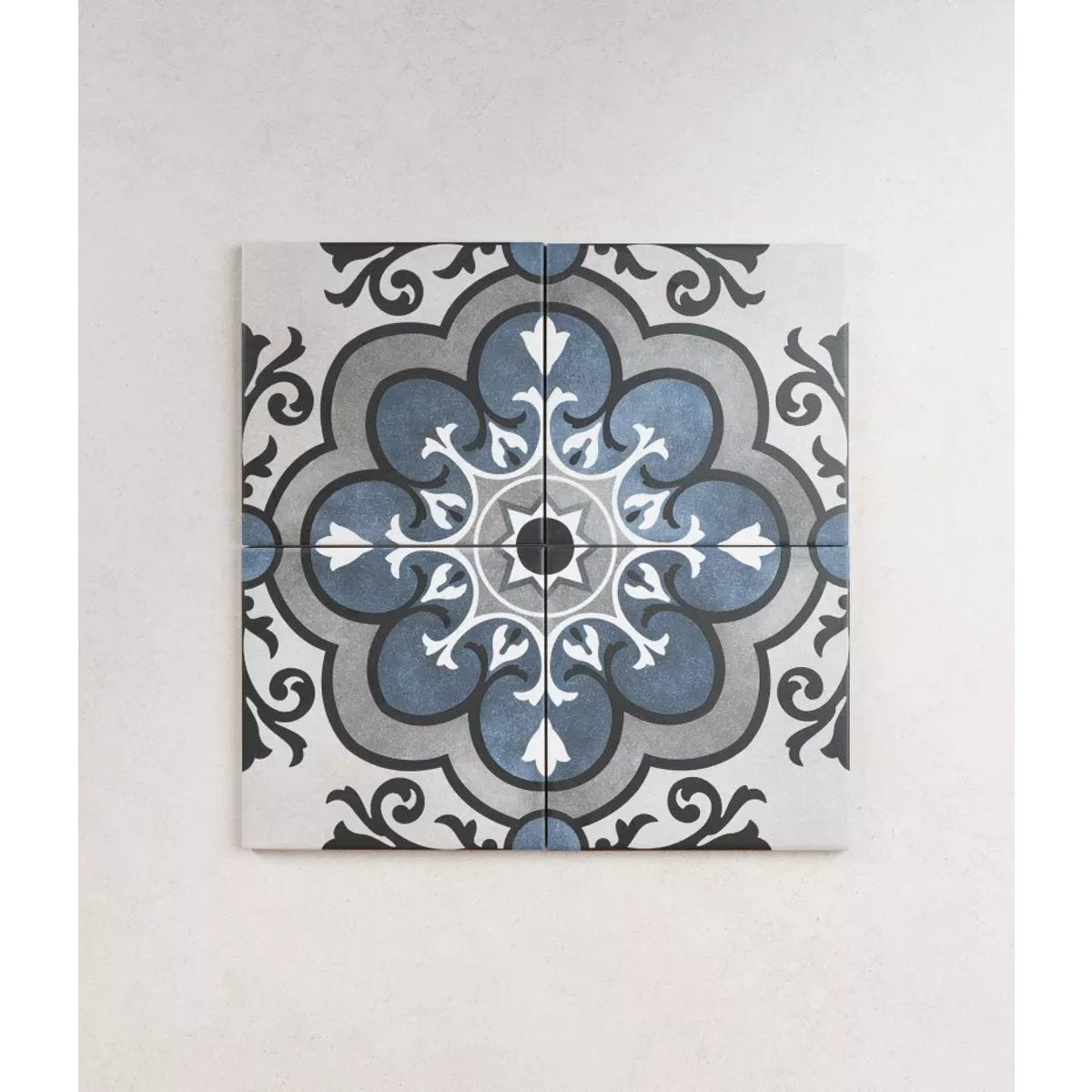 Carrelage Carreaux de Ciment FLEUR 15x15 Madeleine