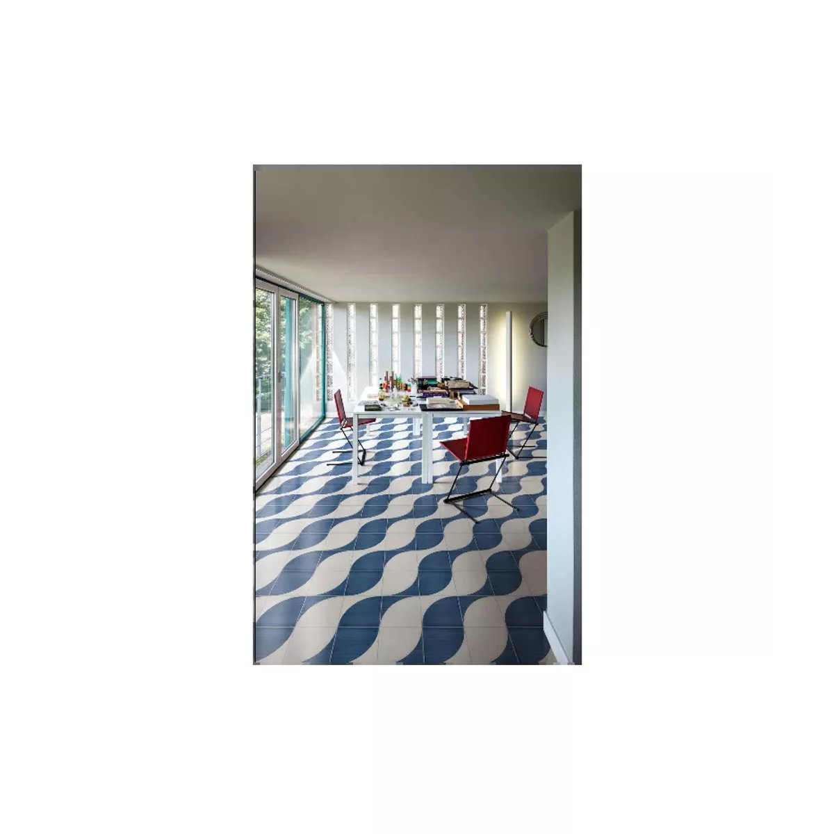 Carrelage Imitation Carreaux De Ciment 20x20 SCENARIO Tappeto 2A Blu