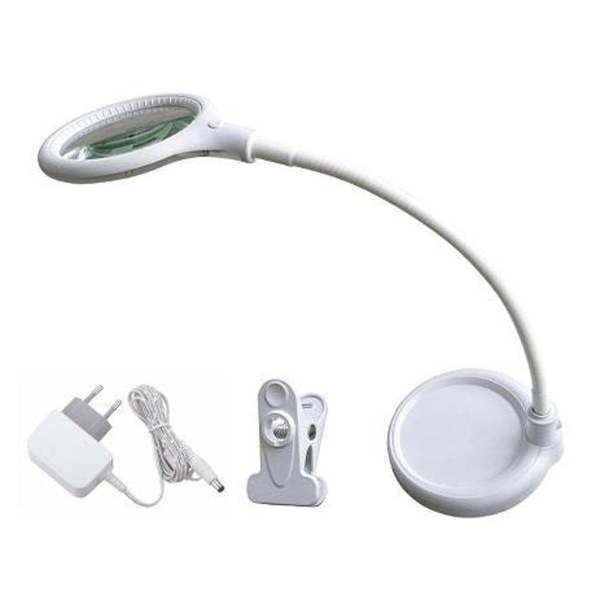 Lampe à poser loupe Magni petit modèle – Blanc