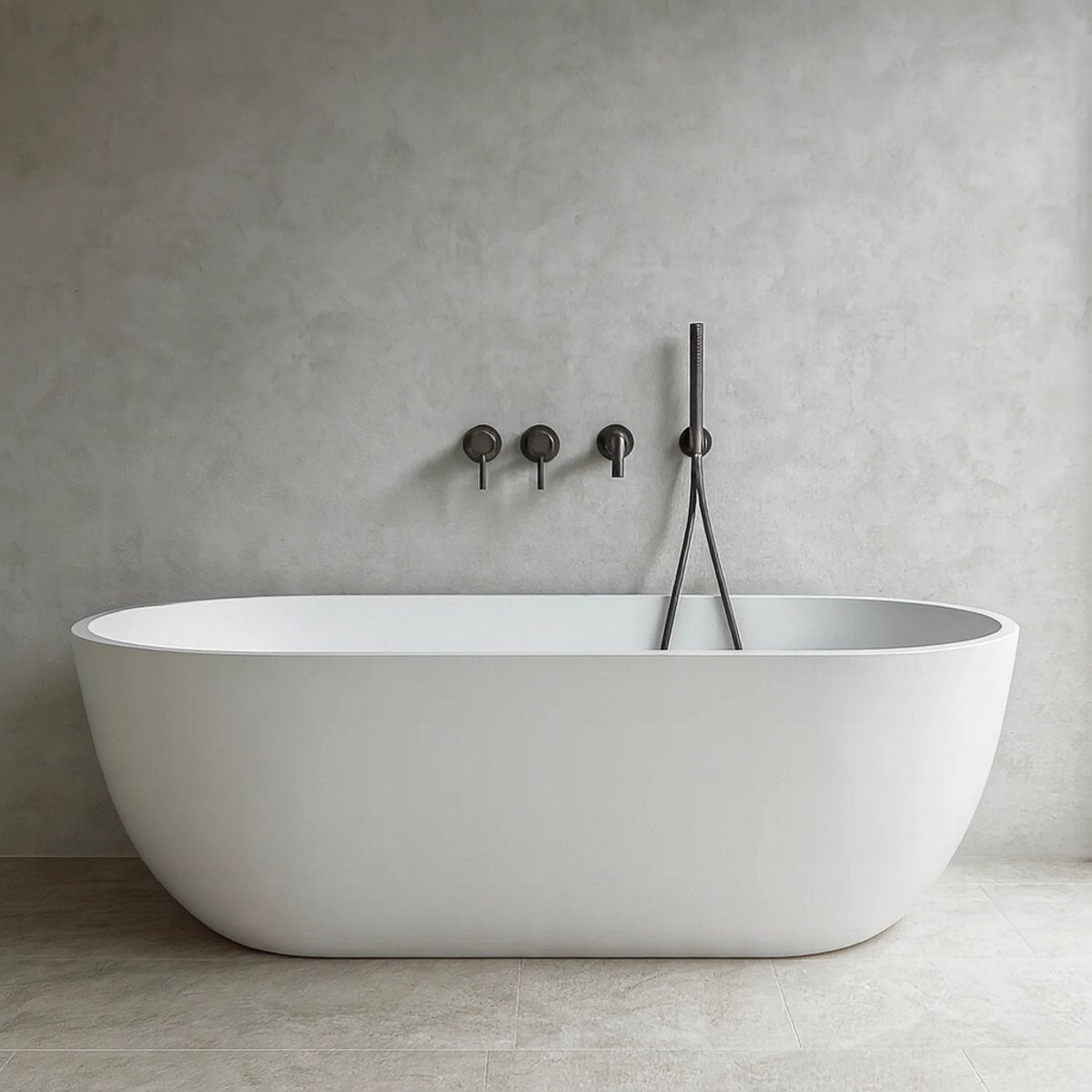 Ensemble de bain gris brossé