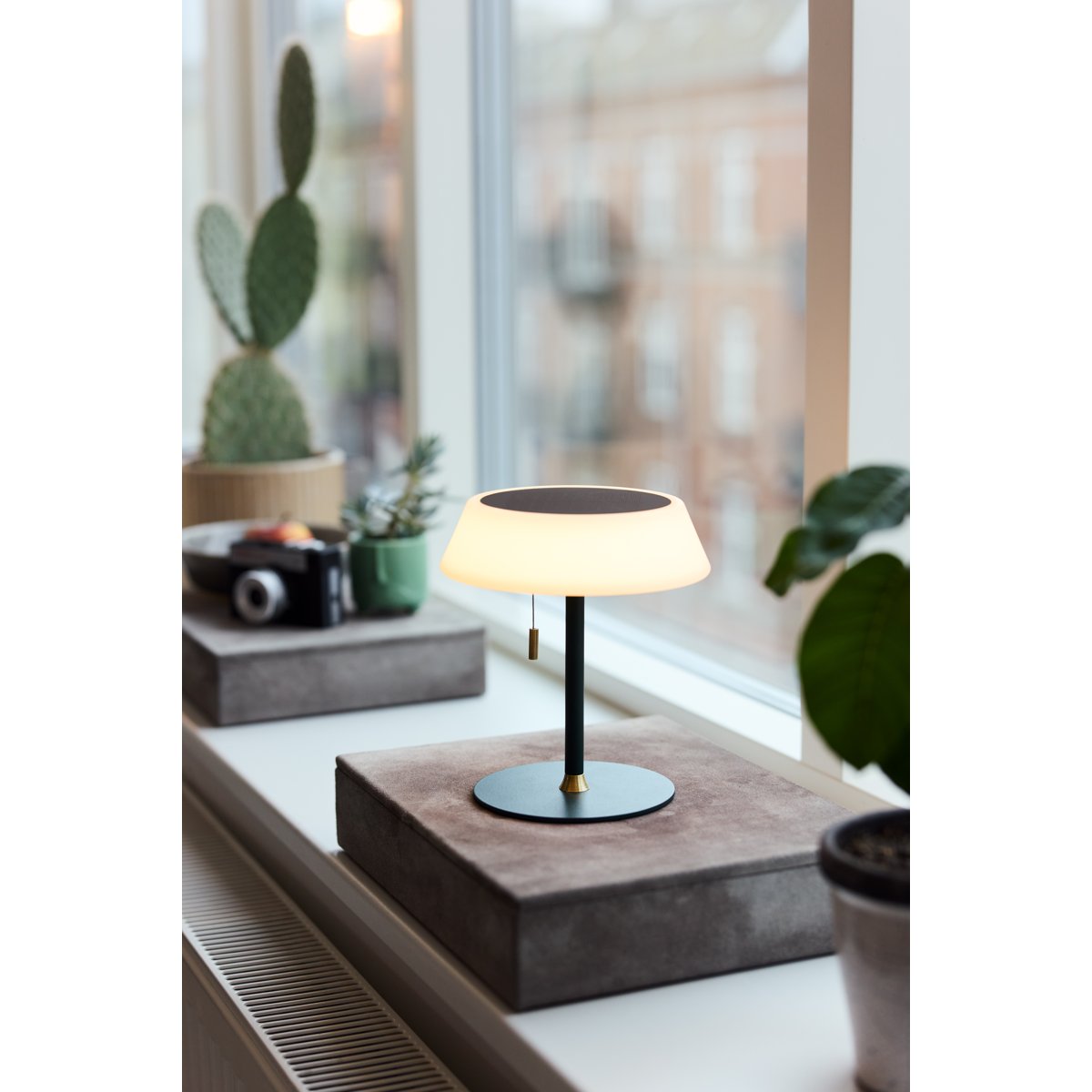 Lampe à poser nomade solaire – Vert foncé