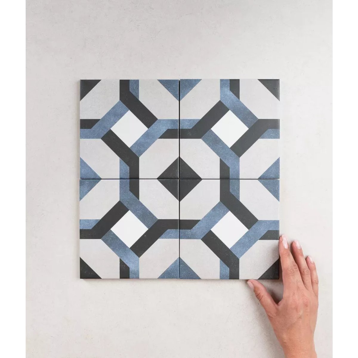 Carrelage Carreaux de Ciment FLEUR 15x15 Laure