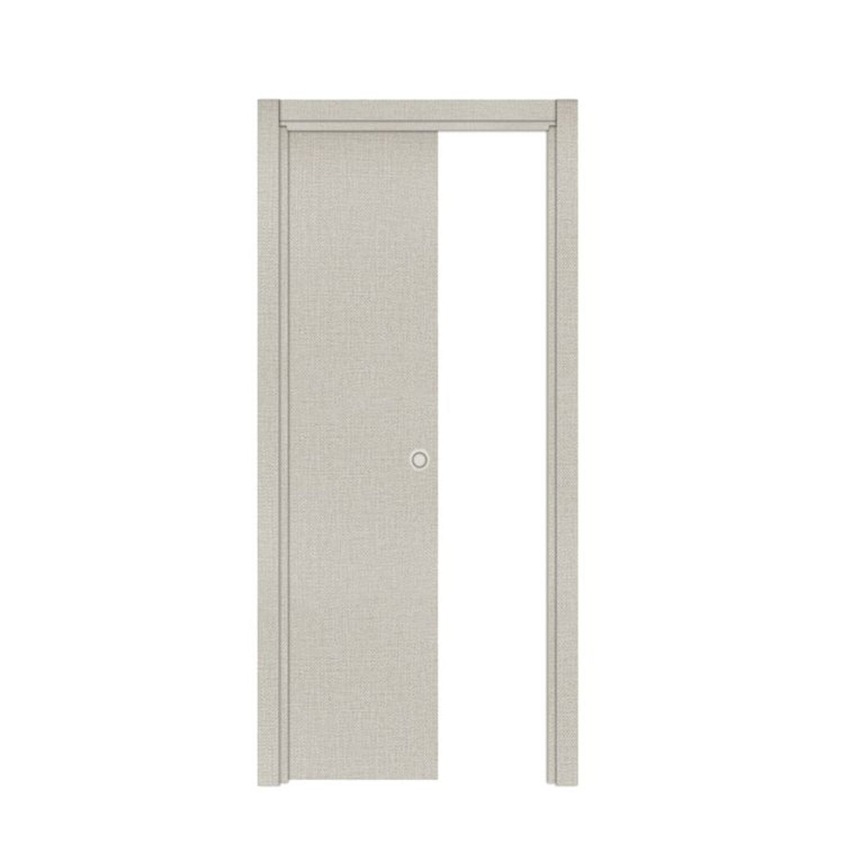Porte coulissante galandage Miro - Textile opale