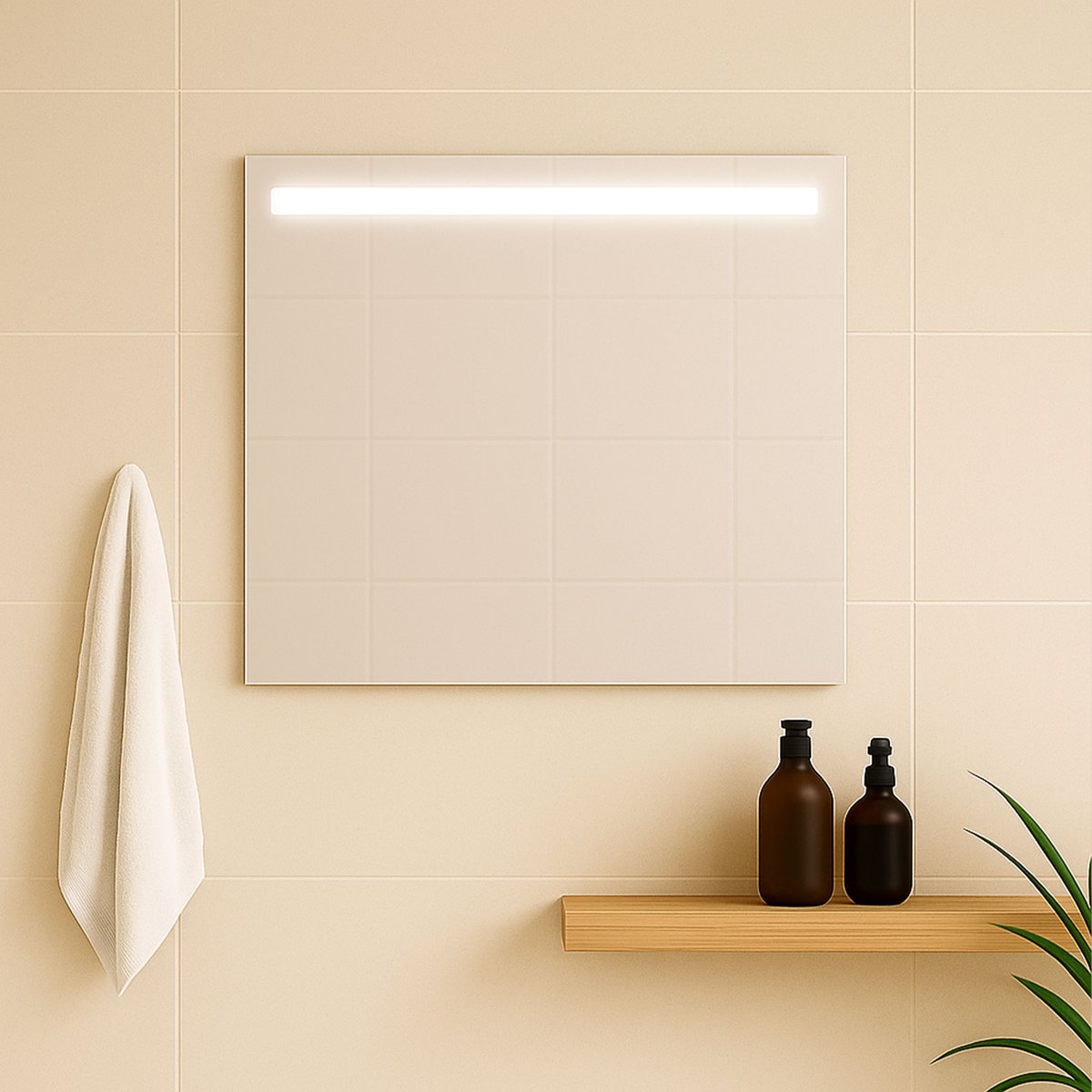 Miroir lumineux pour salle de bain