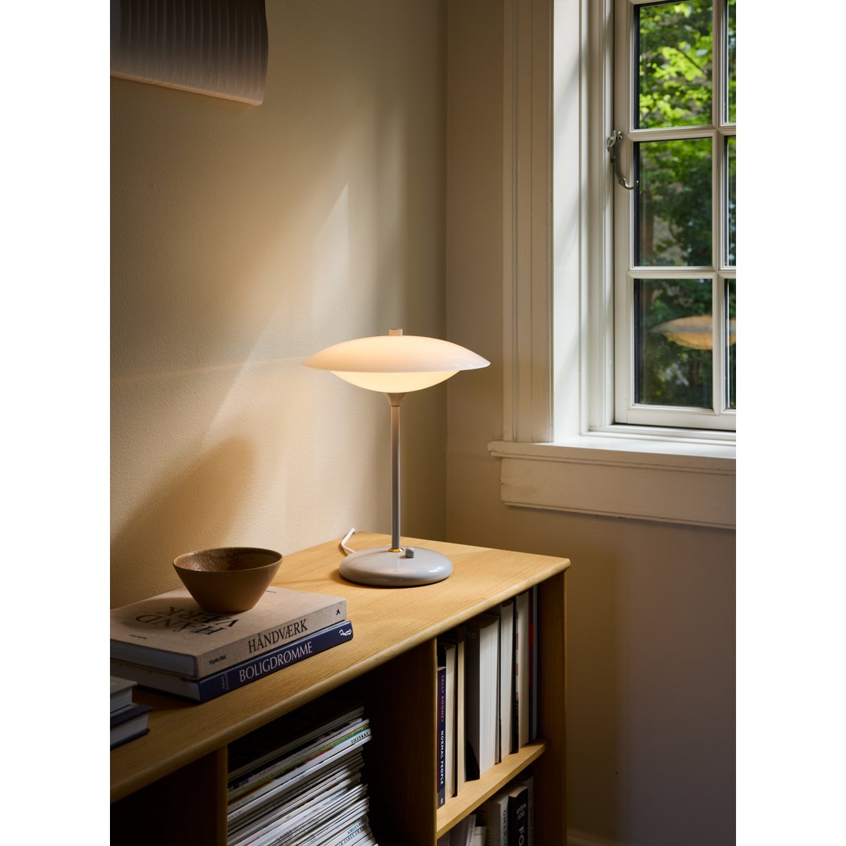 Lampe à poser Baroni Ø30 – Gris
