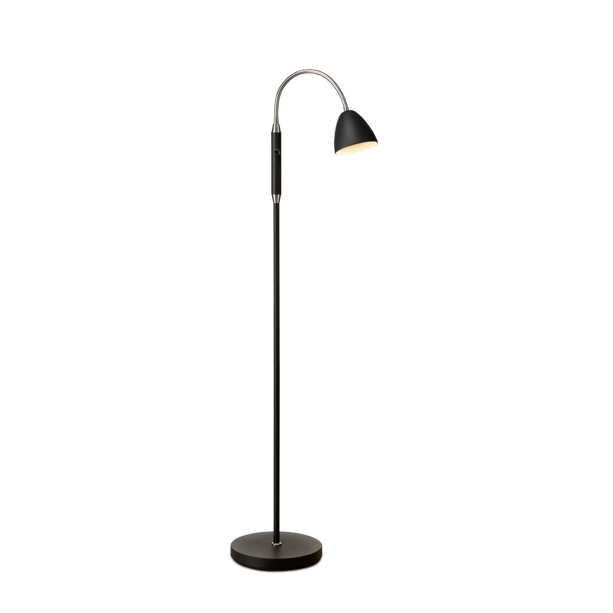 Lampadaire Room 1 lumière – Noir / chrome