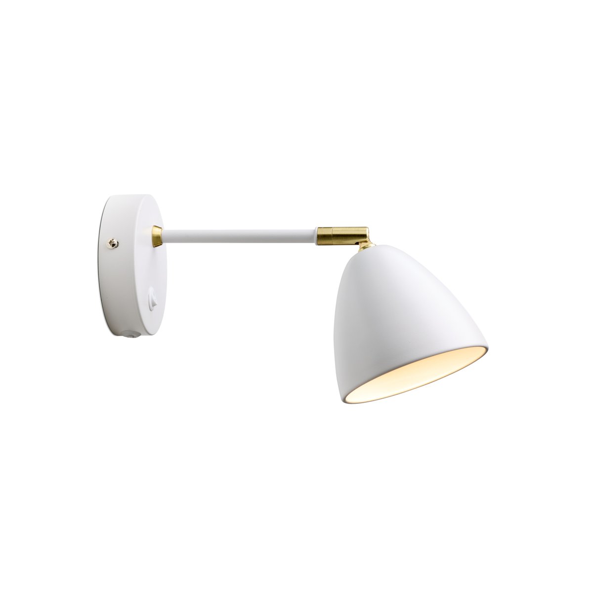 Applique Room – Blanc / laiton