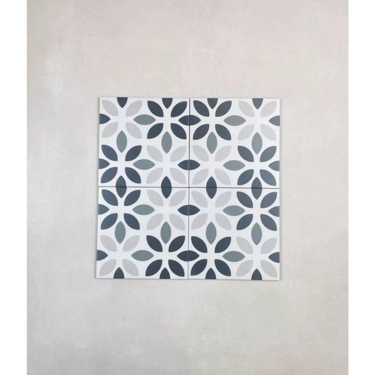 Carrelage Carreaux de Ciment LA MADELEINE 20x20 Lyla Noir
