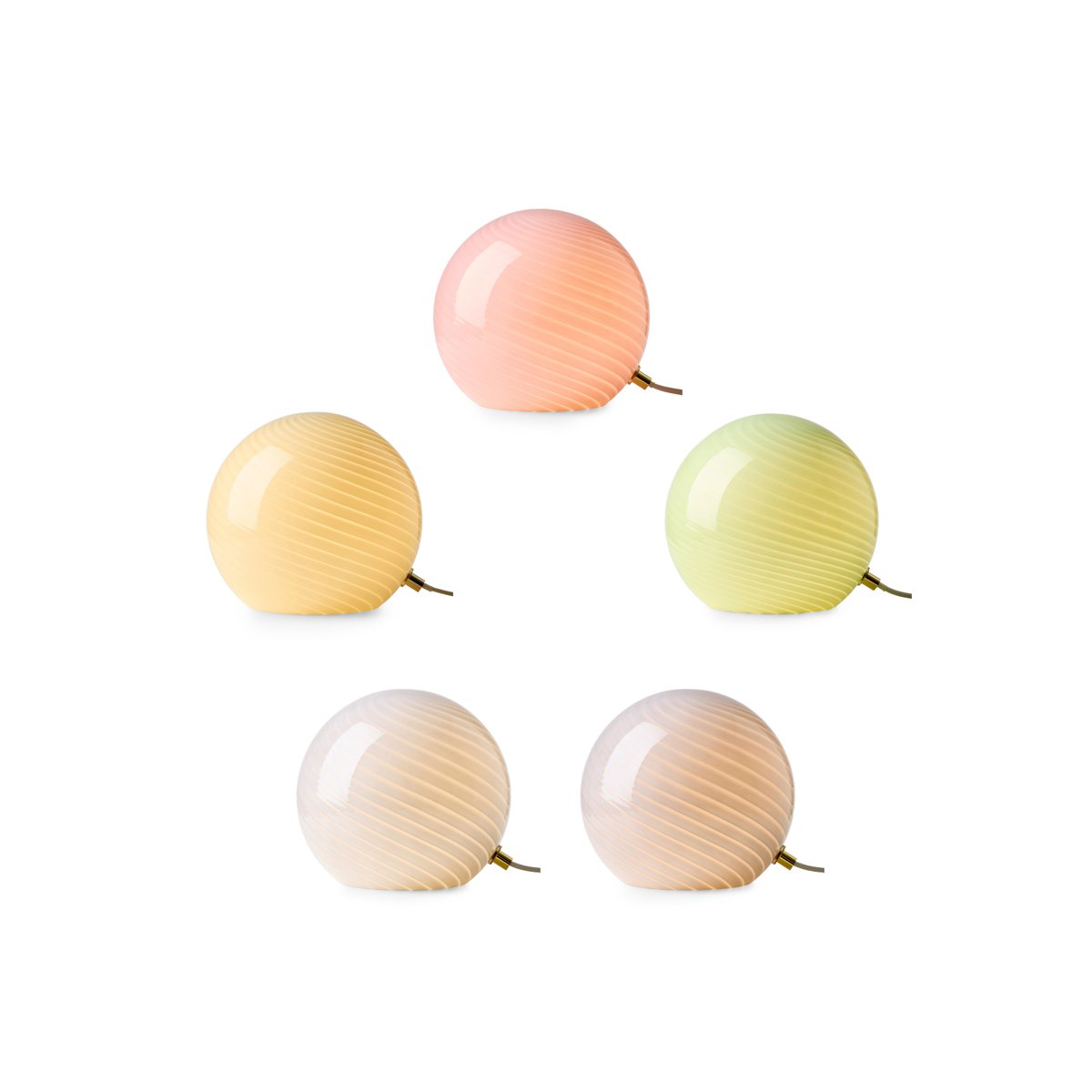 Lampe à poser Candy Ø20 – Crème