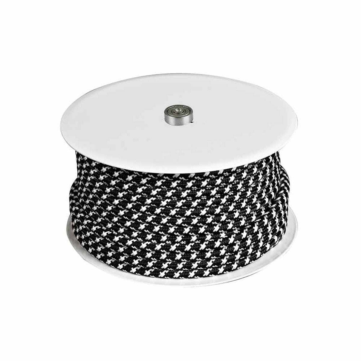 Rouleau de câble textile zigzag 25 m