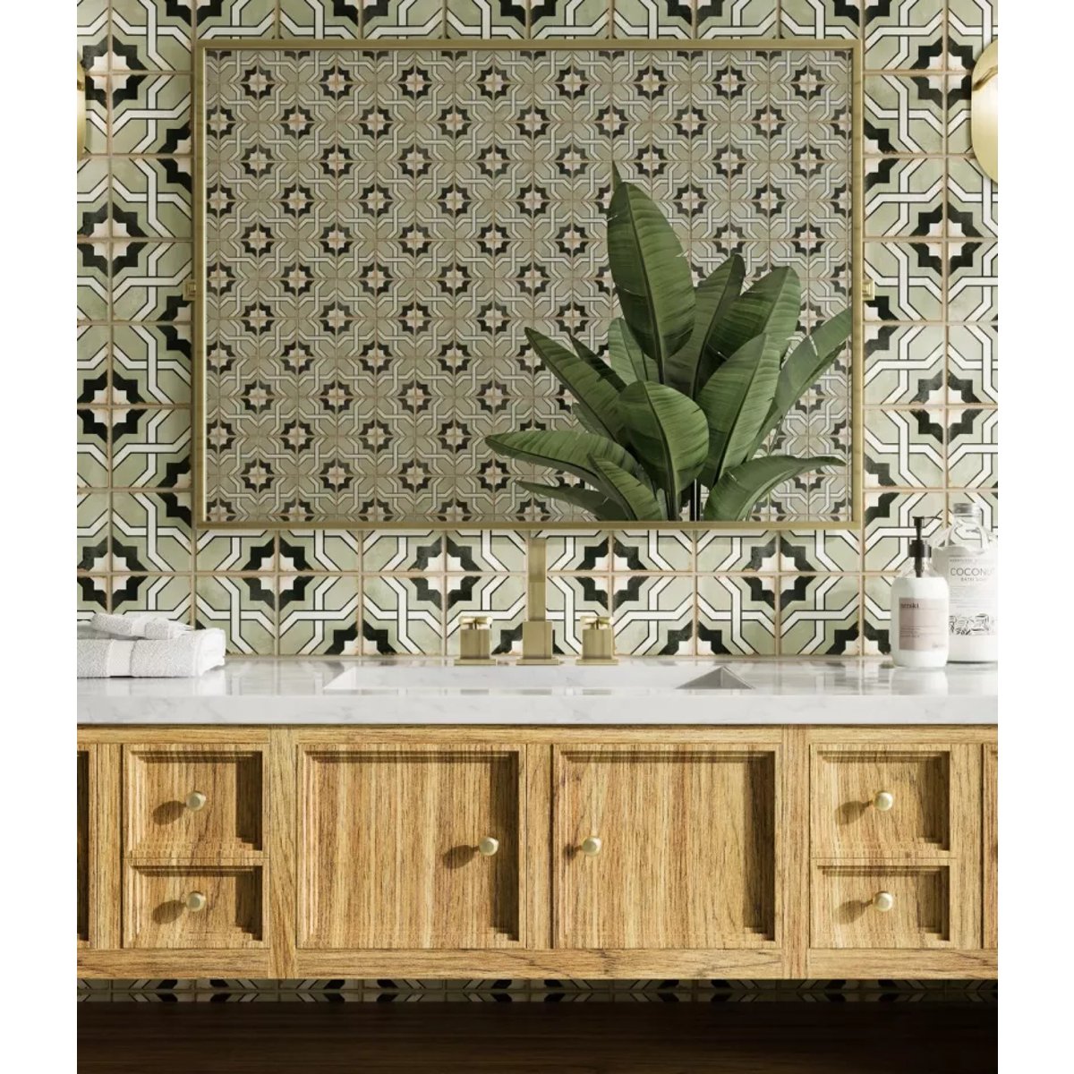 Carrelage Imitation Carreaux De Ciment 12,5x12,5 CASABLANCA Torres