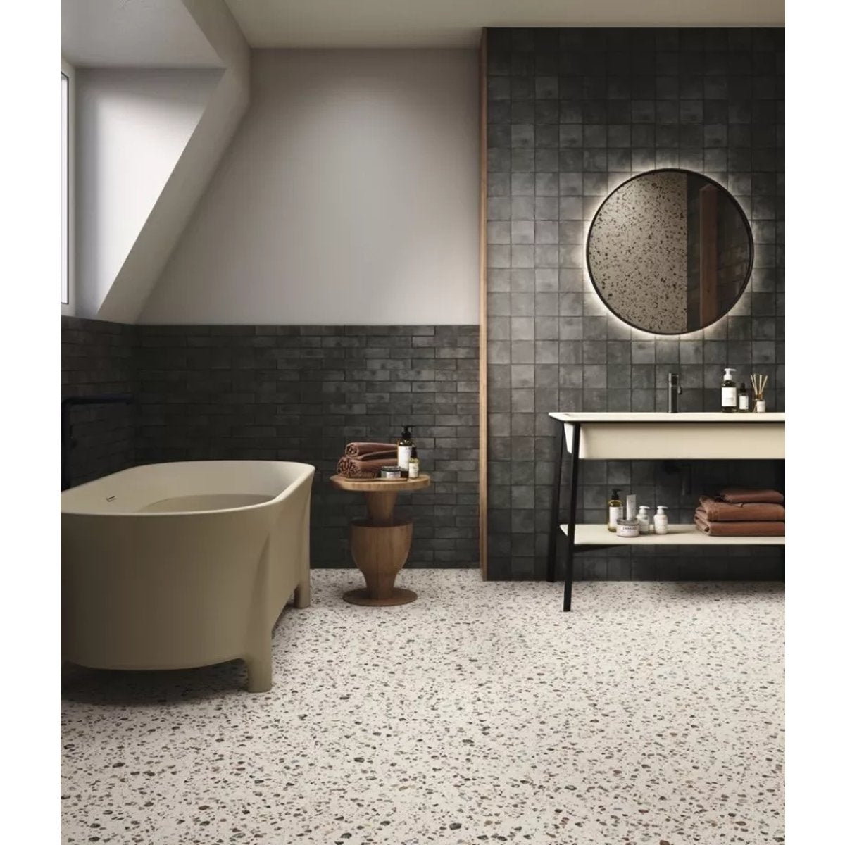 Carrelage effet Terrazzo COCCIO 60x60 rectifié Mix