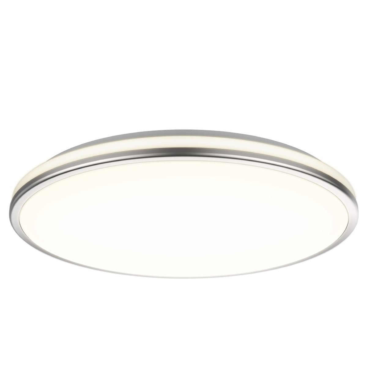 Plafonnier LED Fancy Ø33 18 W, variateur 3 niveaux – Argent