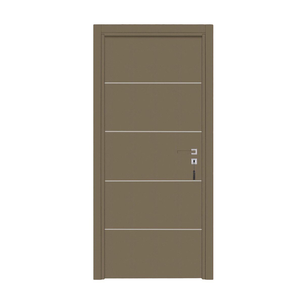 Bloc-porte Seymour - Cuir lichen