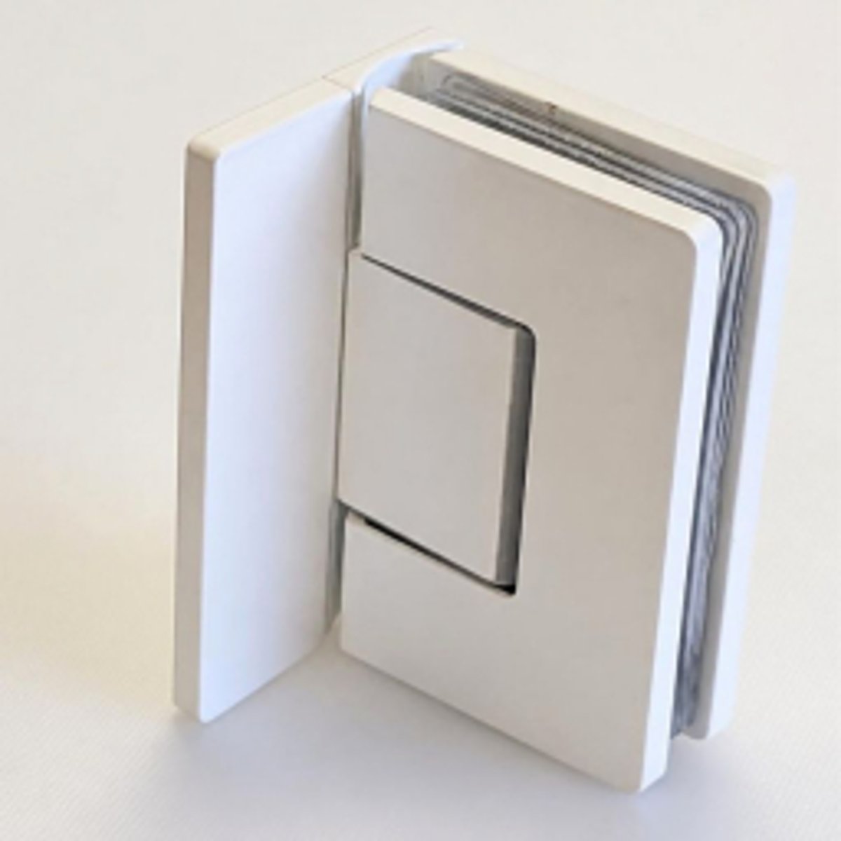 Porte de douche pivotante en verre trempé 8mm sur mesure TRIGO - Blanc