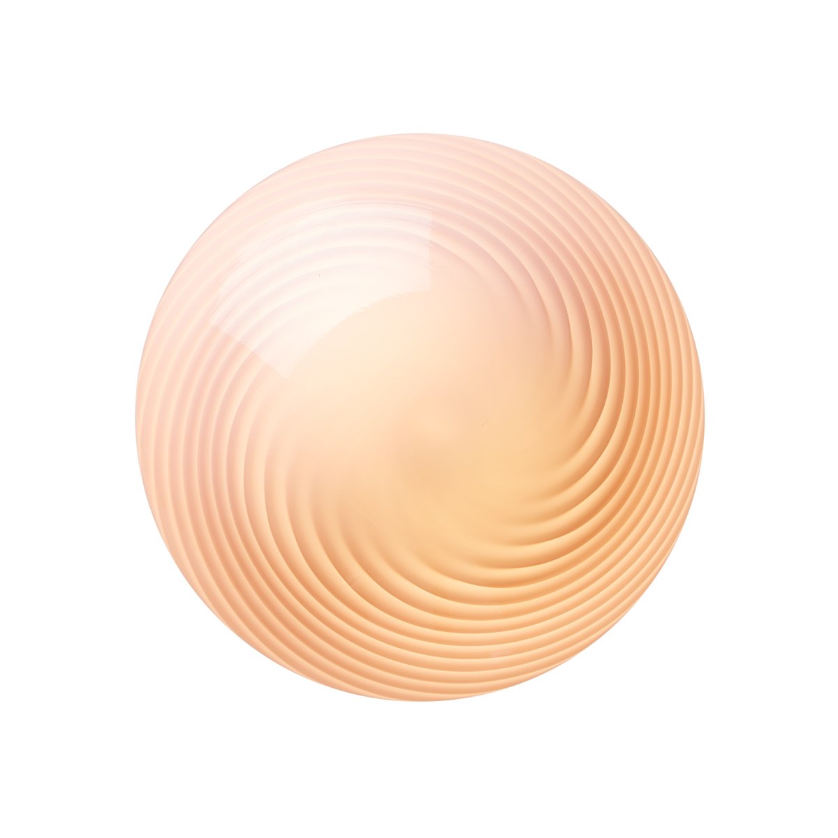 Lampe à poser Candy Mini Mush – Tête en verre, pied en métal rose