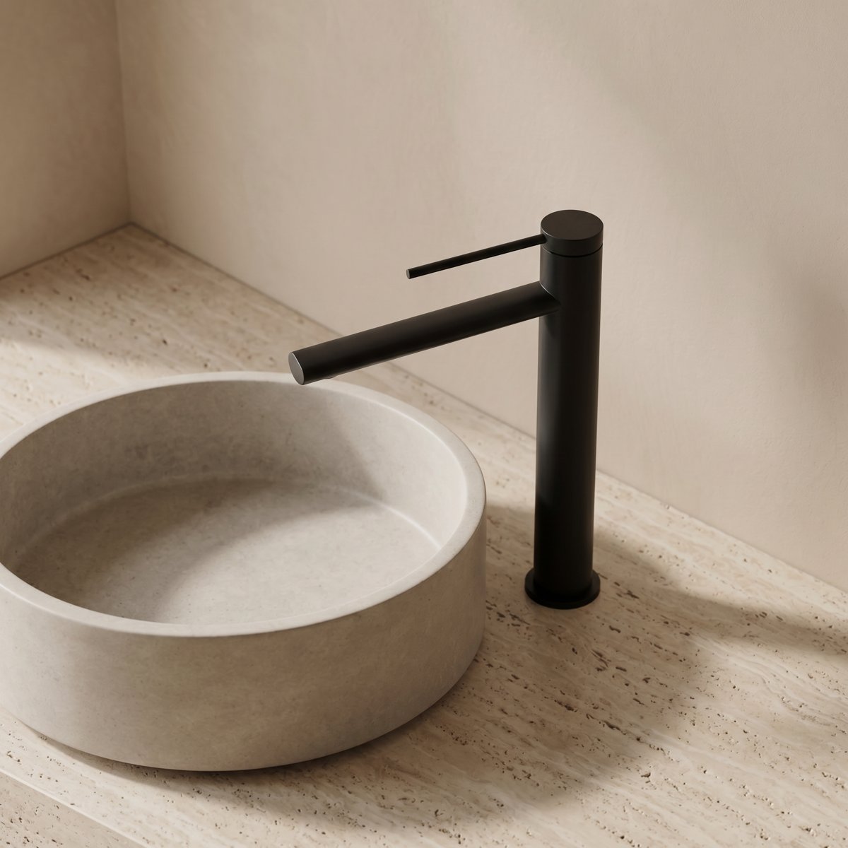 Mitigeur XL vasque noir mate