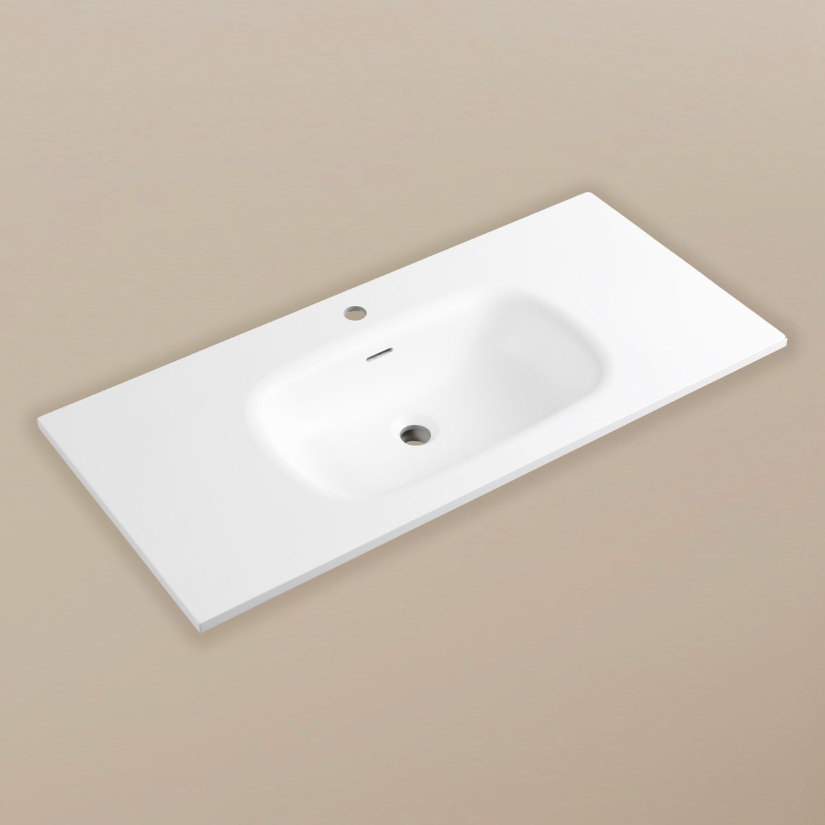 Ensemble salle de bain 100 cm chêne clair Aqualinea