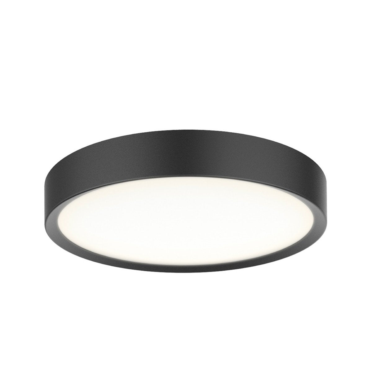 Plafonnier LED Universal Ø28 12 W IP44, variateur 3 niveaux – Noir