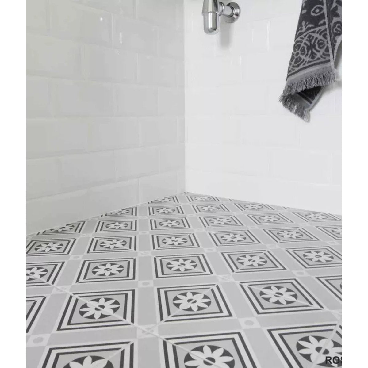 Carrelage Carreaux de Ciment LA MADELEINE 20x20 Opaline