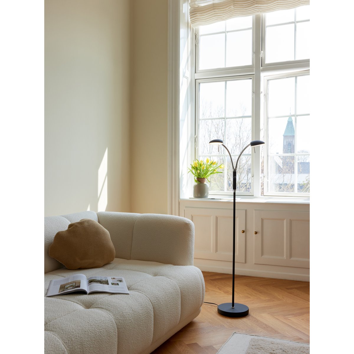 Lampadaire LED Vegas 7 W 1 lumière – Noir
