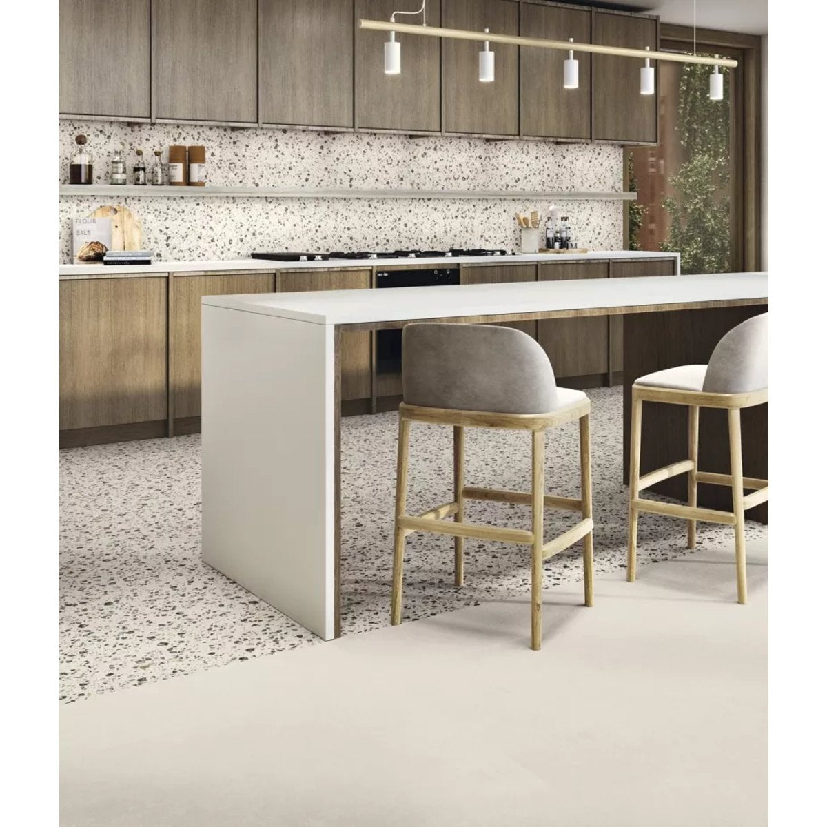 Carrelage effet Terrazzo COCCIO 60x60 rectifié Mix